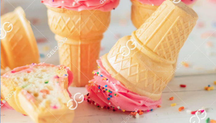 La diferencia entre un cono de pastel y un cono de azúcar