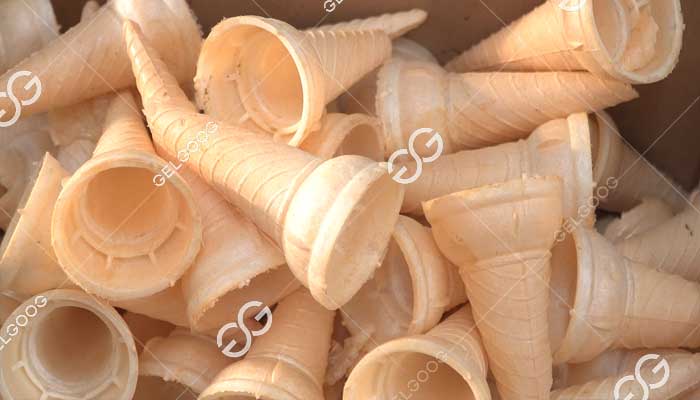 Cone Baking Machine Process