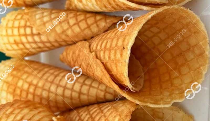 automated sugar cone line
