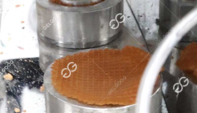 máquina automática para hacer cestas de gofres