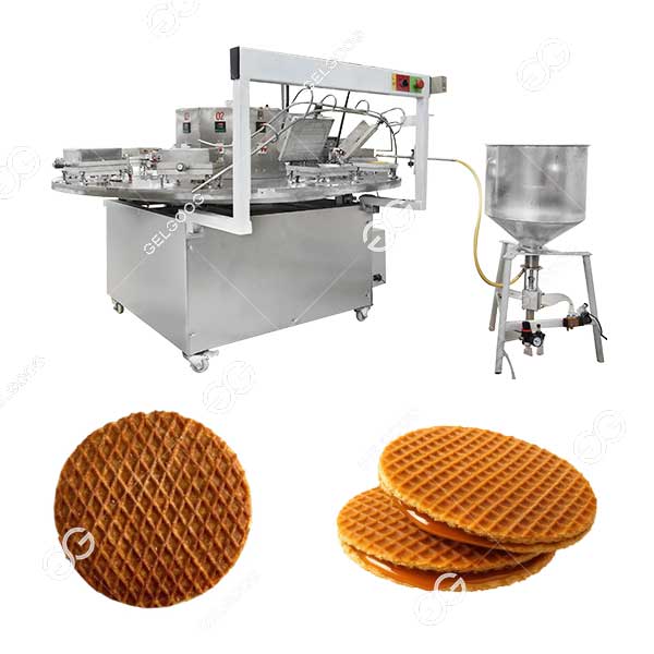 Машина для производства вафельных рожков стропвафель | Машина для производства вафельных рожков с ротационной регулировкой толщины