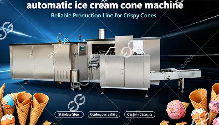 automatic ice cream cone machine