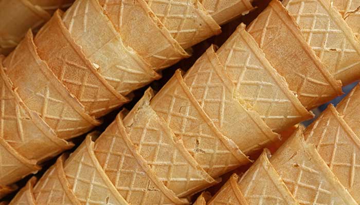 double wafer cone machine