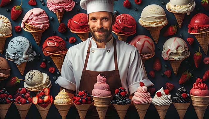 automatic ice cream cone machine