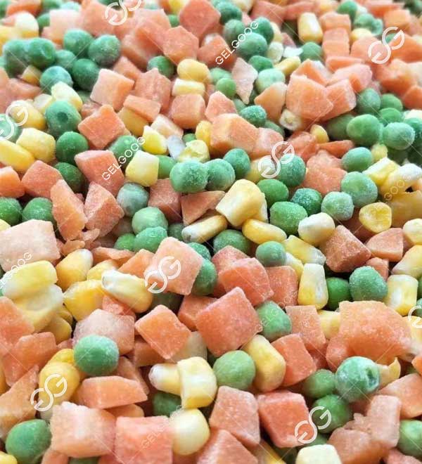 frozen mix vegetable machine for sale