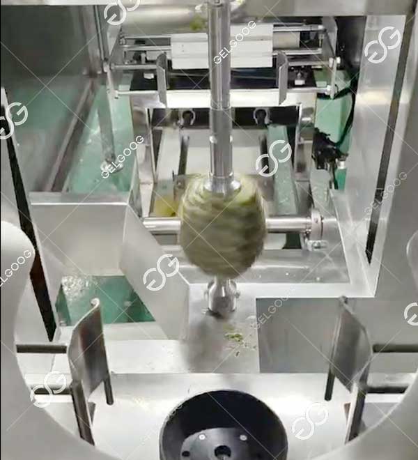 ndustrial pineapple peeling machine