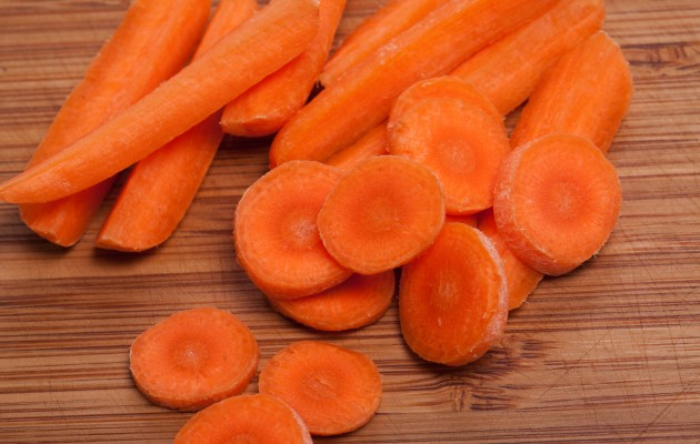 Sliced carrots