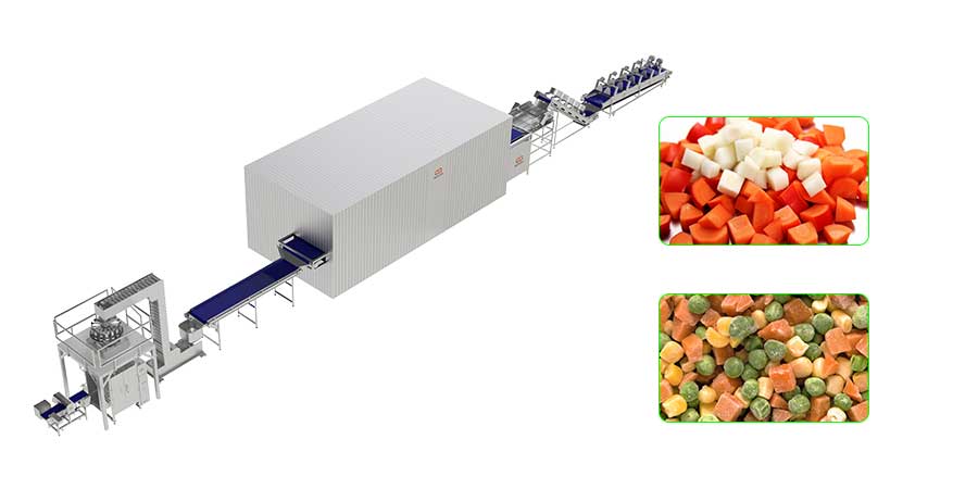 carrot processing line