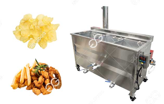 potato chips frying machine