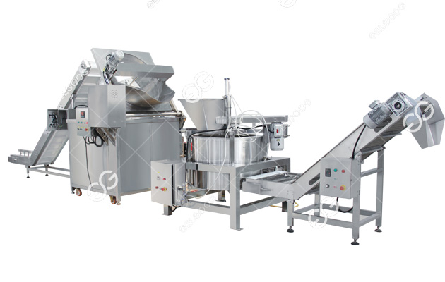 Compact Batch Fryer Line for French Fries - Affordable Startup Solution for Small & Medium Business
