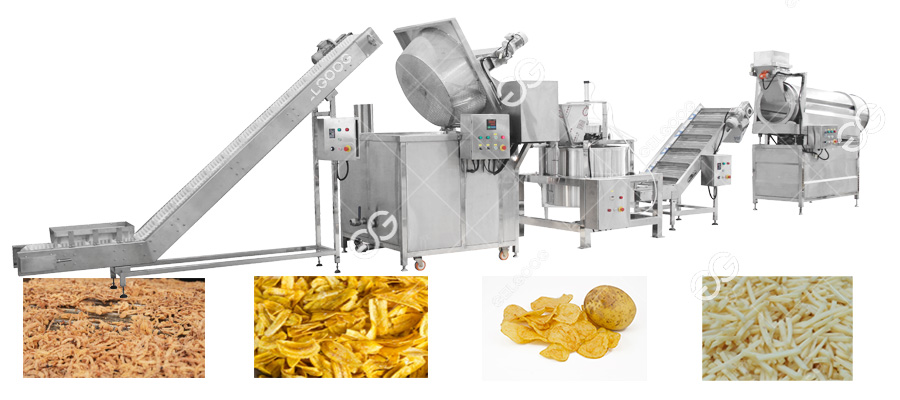 compach batch fryer line