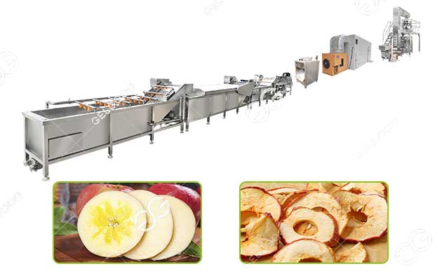 Automatic Dried Apple Chips Production Line Processing Solution