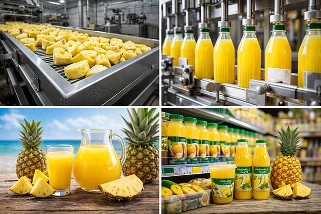 pineapple juice processing line