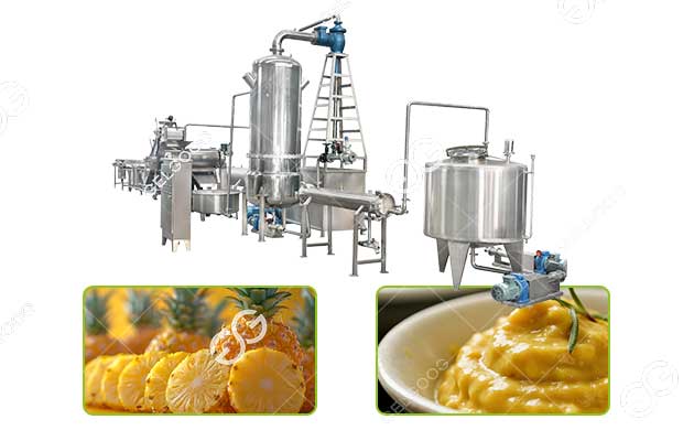 Automatic Pineapple Jam Production Line Manufacture
