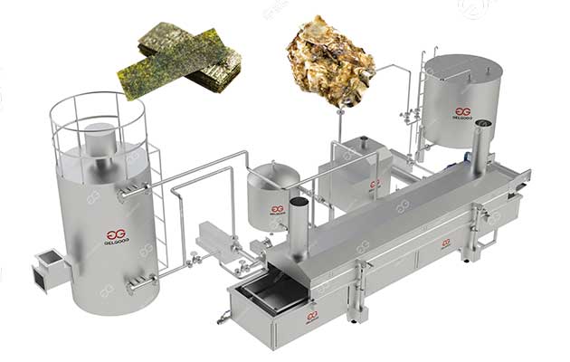 Automatic Fried Seaweed Chips Processing Solution