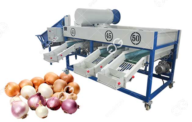 500kg/h Onion Size Sorting Diameter Grading Machine