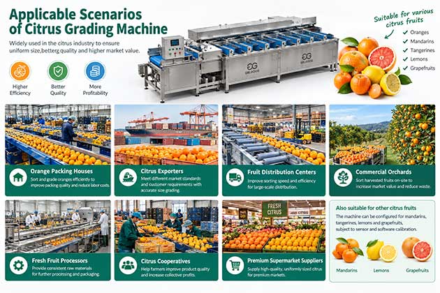 Applications of Orange Color Sorter Machine