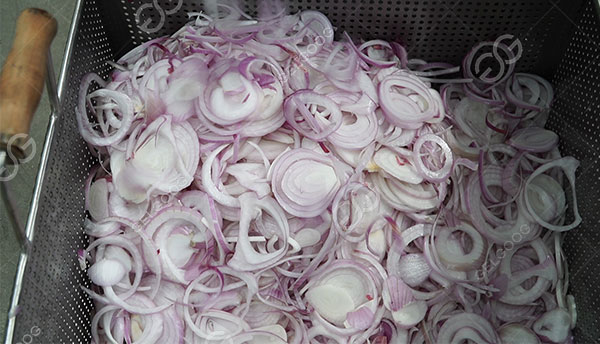 onion cutting machine