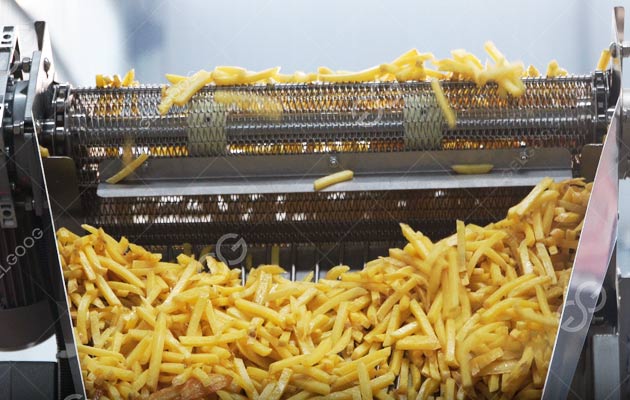 Continuous French Fries Frying Machine