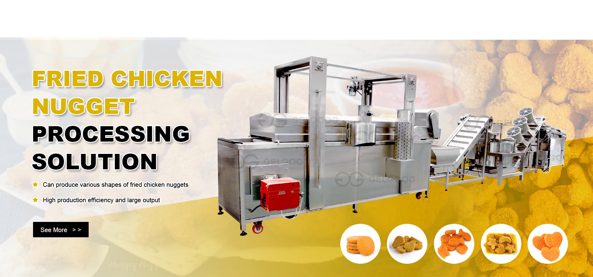 Chicken Nuggets Frying Line