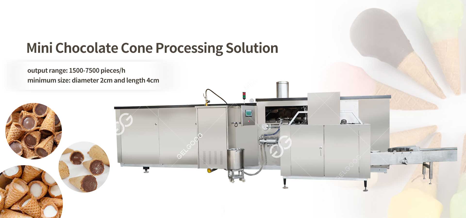 Mini Chocolate Cone Production Line