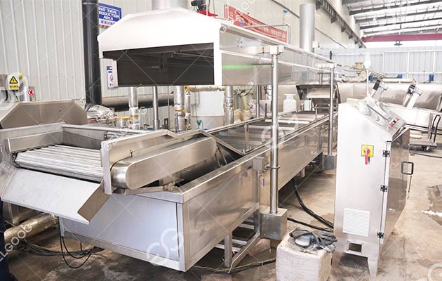 Industrial Anchovies Fryer Machine