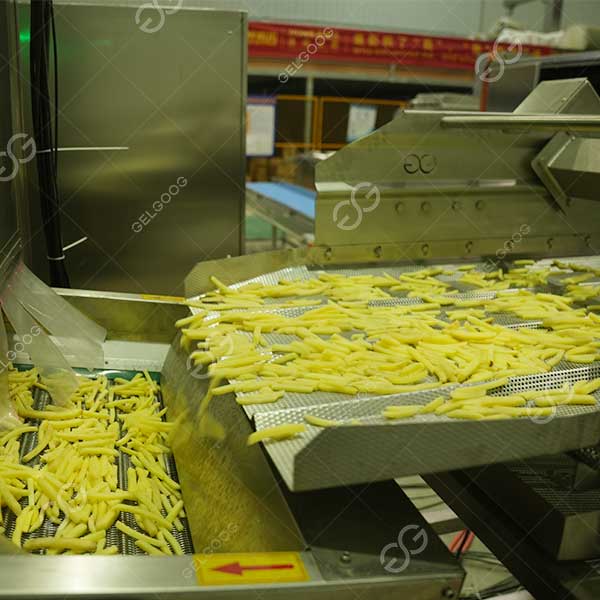 how are fries produced