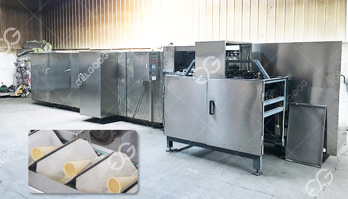 Máquina automática de cones de açúcar nas Filipinas