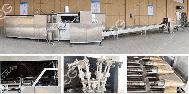 Ice Cream Cone Processing Line