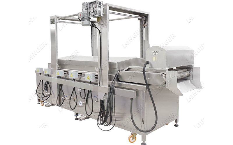 Continuous Chickpea Frying Machine