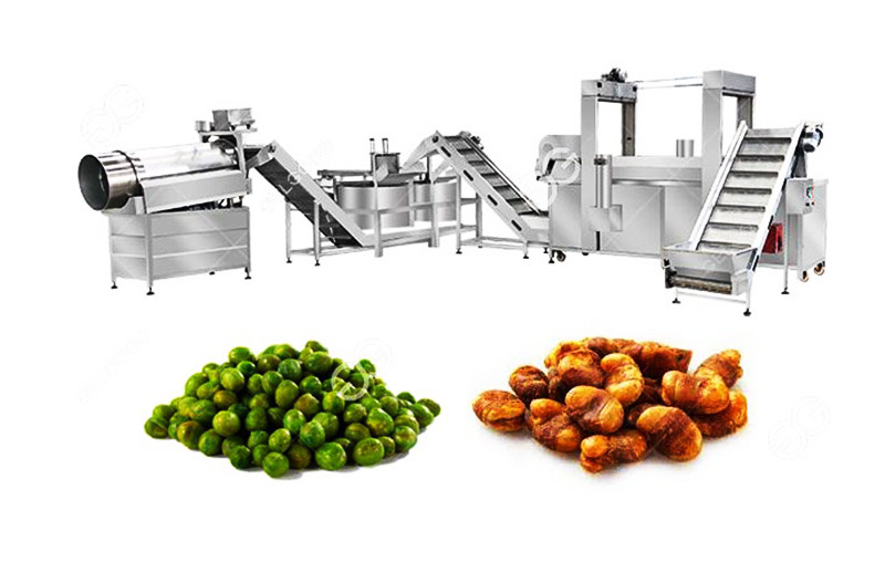 Green Pea Frying Machine