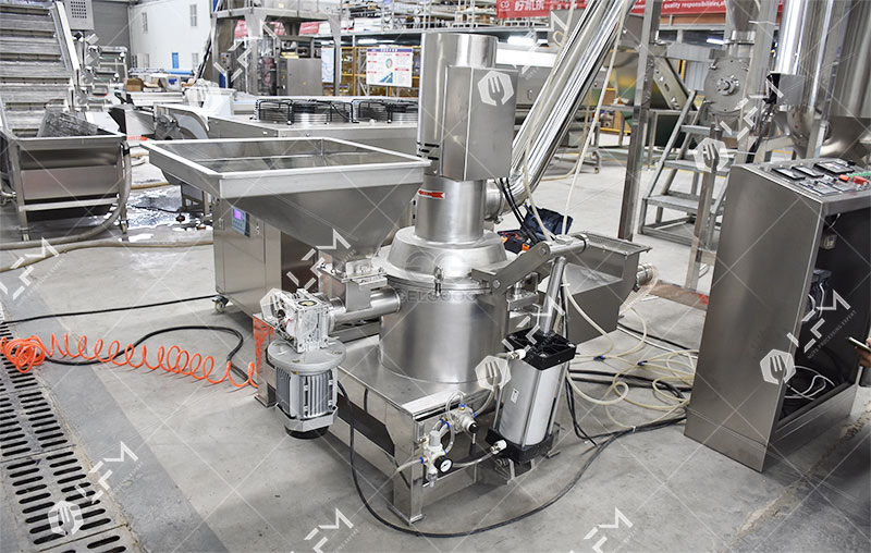 Alkalized cocoa powder machine