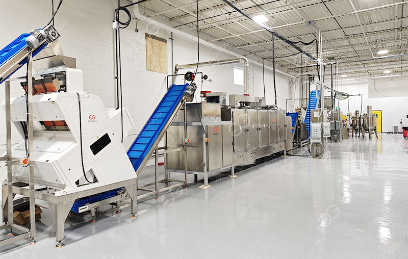 peanut butter processing line 
