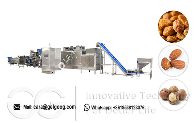 roasted nuts production line