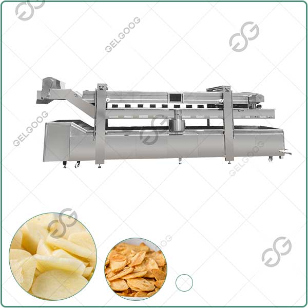 garlic chips machine