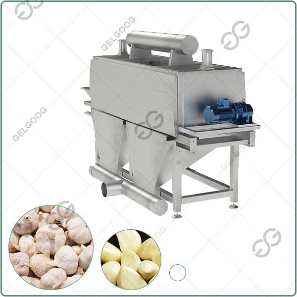 fully automatic chain type garlic peeling machine
