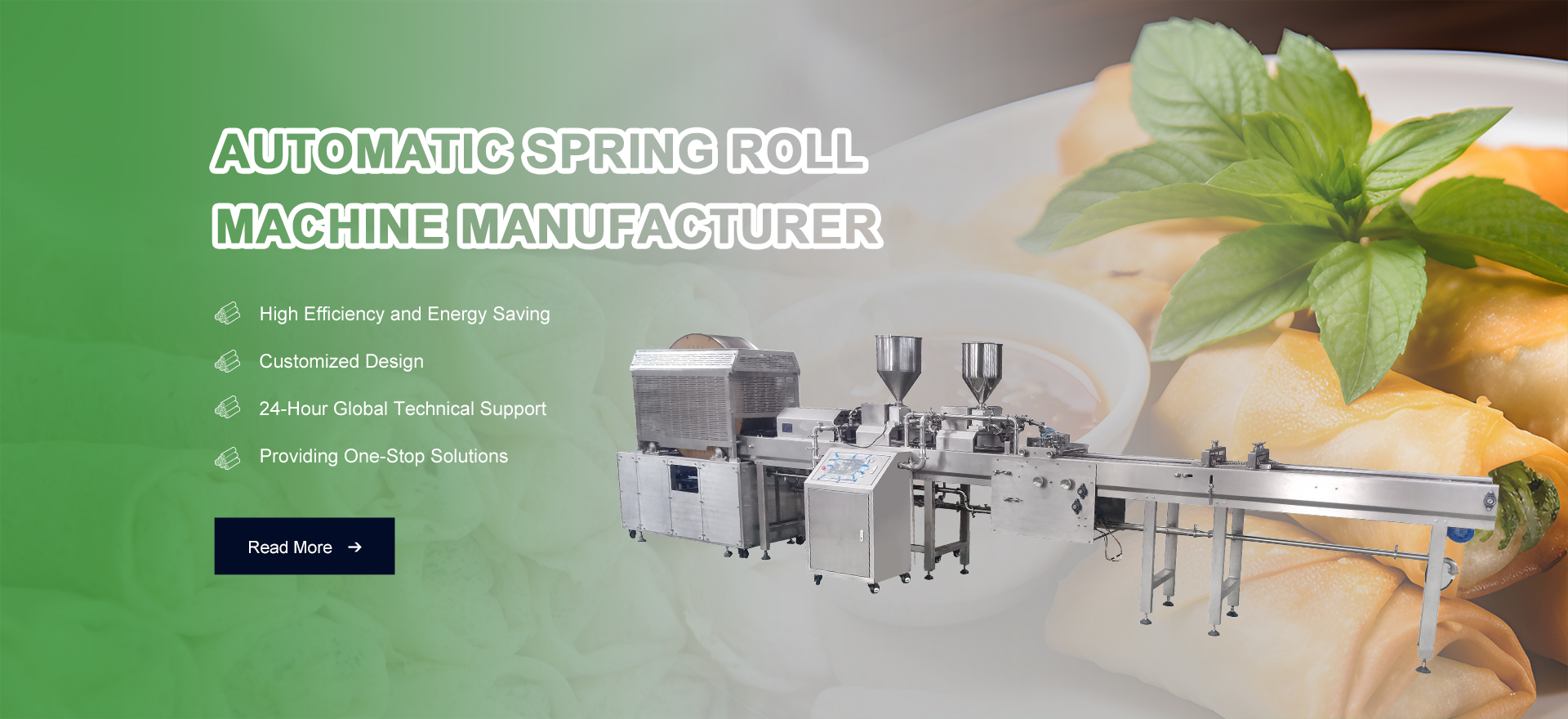 Professional Spring Roll Machine Manufacturer