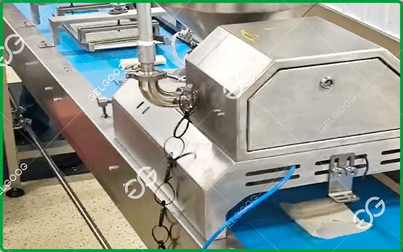 automatic spring roll production line exported