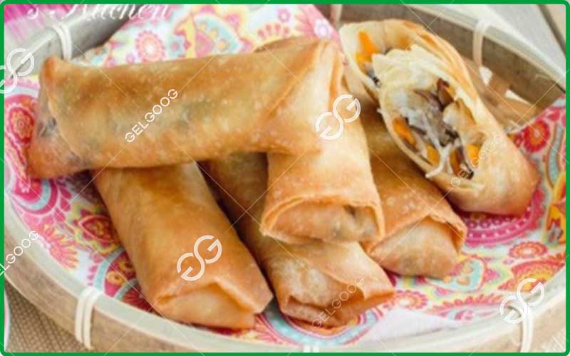 spring roll production equipment