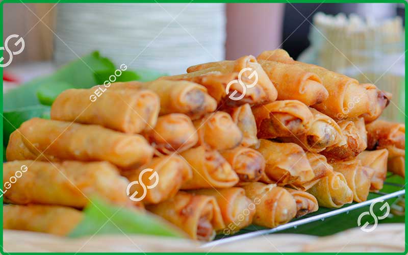 Spring Roll Production Line Exported to Macedonia