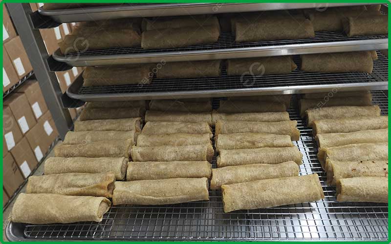 automatic spring roll making machine for sale