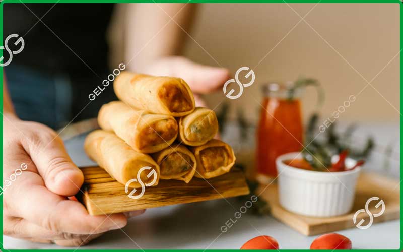 automatic spring roll making machine for sale