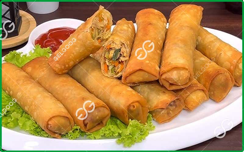 spring roll machine