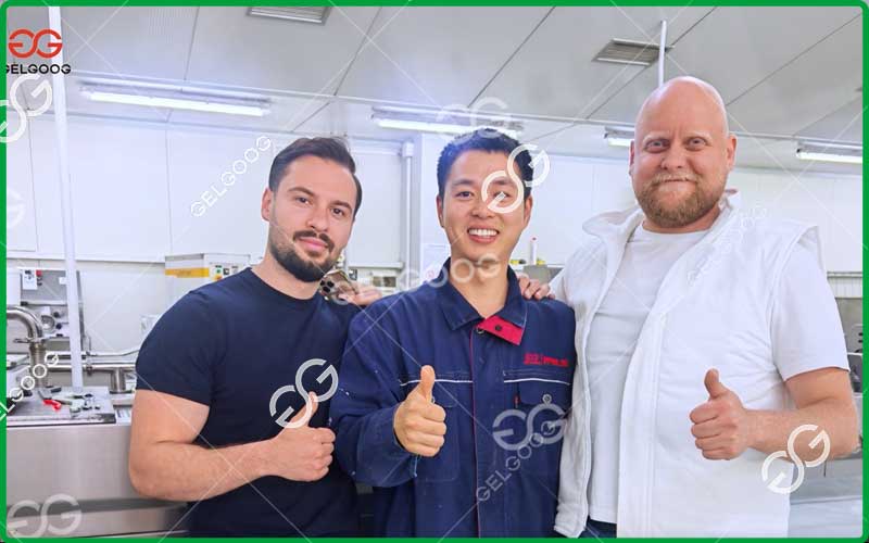 Spring Roll Production Line Exported to North Macedonia