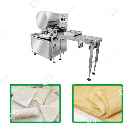 Máquina para hacer manda pattis | Envolvedora de rollitos de primavera totalmente automática